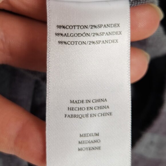 Rails Shirt Men Medium Gray Purple Buffalo Plaid Lava Sage Reid Casual Button Up - Picture 9 of 13